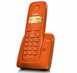 Telefefono Inalambro Digital Gigaset A120 Naranja